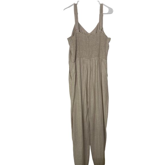 Old Navy Cream Jumpsuit - Picture 6 of 9